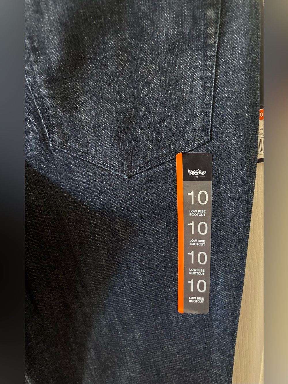Women Mossimo Dark Wash Blue Bootcut Jeans NWT SZ 10 - Picture 7 of 8